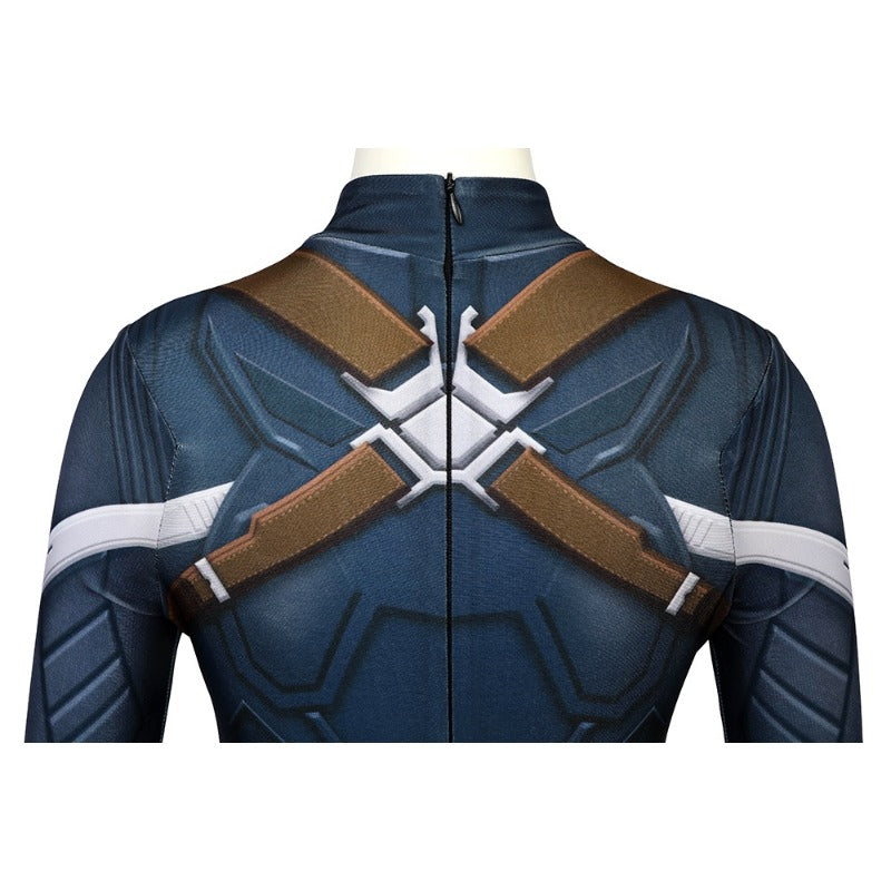 Kids Captain America Winter Soldier Edition 3D Printed Cosplay Costume For Halloween