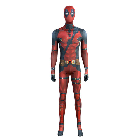 Deadpool 2 Wade Wilson Cosplay Costume Superhero Bodysuit for Adults