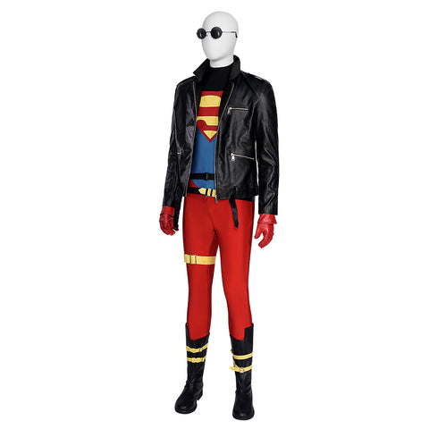 Superboy Halloween Cosplay Conner Kent Costume Set Without Shoes