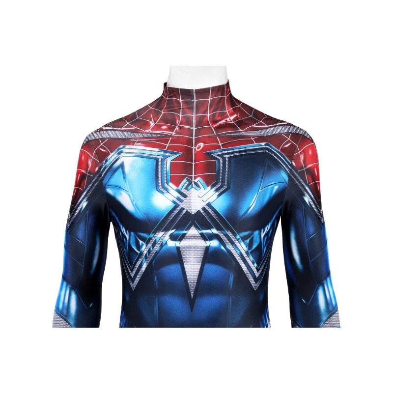 Spiderman The Resilient Suit Printed Cosplay Costume – Spider-man Halloween Suit