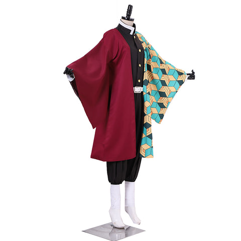 Demon Slayer Giyuu Cosplay Kimono Robe Uniform Outfit