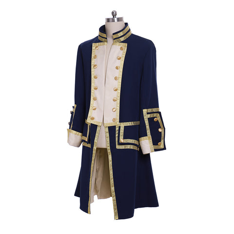 18th Century Men’s Royal Uniform - Colonial Tuxedo Coat Inspired by George Washington