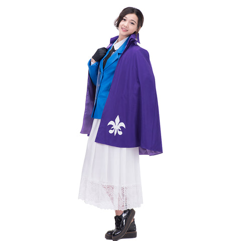 Hetalia: Axis Powers France Nyotalia Female Dress Cosplay Costume