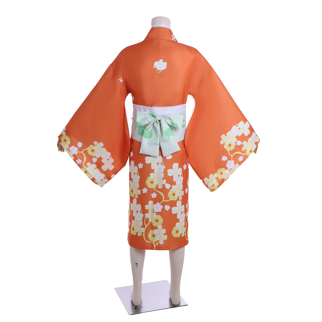 Hiyoko Saionji Cosplay Women Japanese Kimono Danganronpa Cosplay Costume