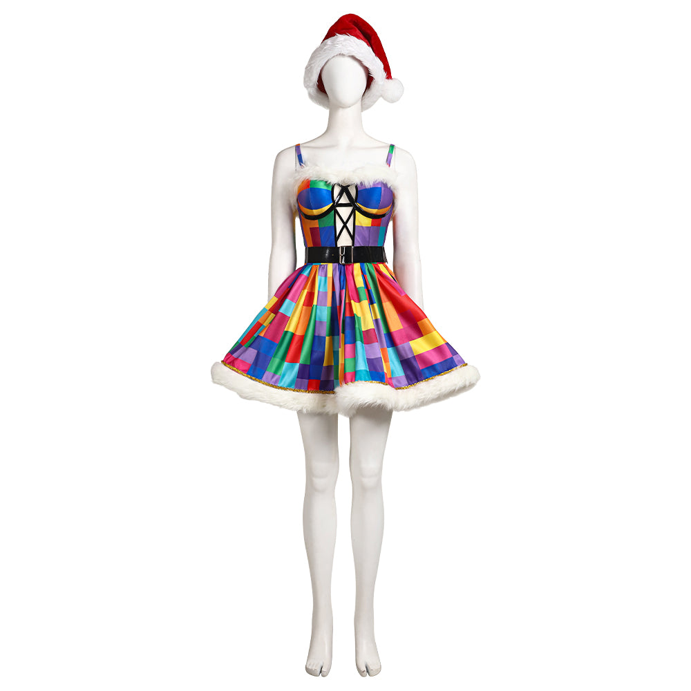 Magic Starlight Christmas Costume Colorful Sequined Fancy Party Dress – Simplified Christmas Edition