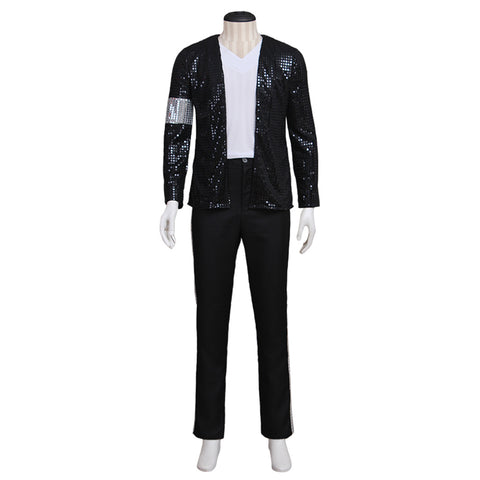 Famous Celebrity Cosplay Costume Jacket & Suit | Stage Performance Outfit with Hat, Top, Pants | Perfect for Halloween, Dance, and Party Events