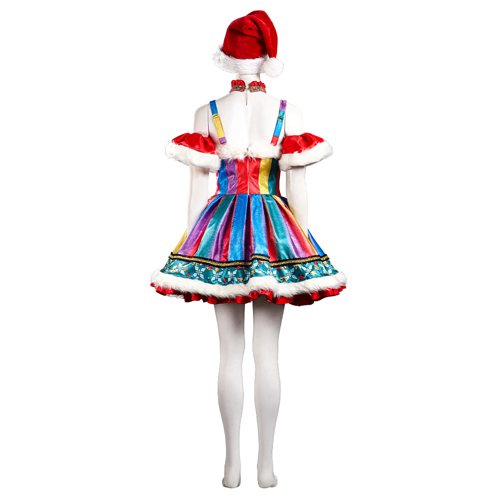 Magic Starlight Christmas Costume Colorful Sequined Fancy Party Dress-Christmas Glamorous Style