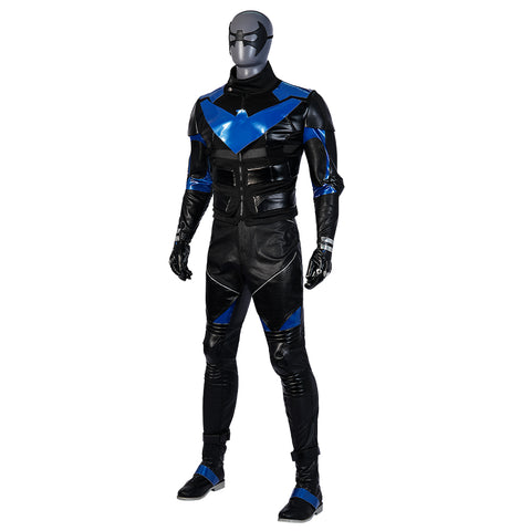 Batman Gotham Knights Film Nightwing Cosplay Costume Outfit for Halloween