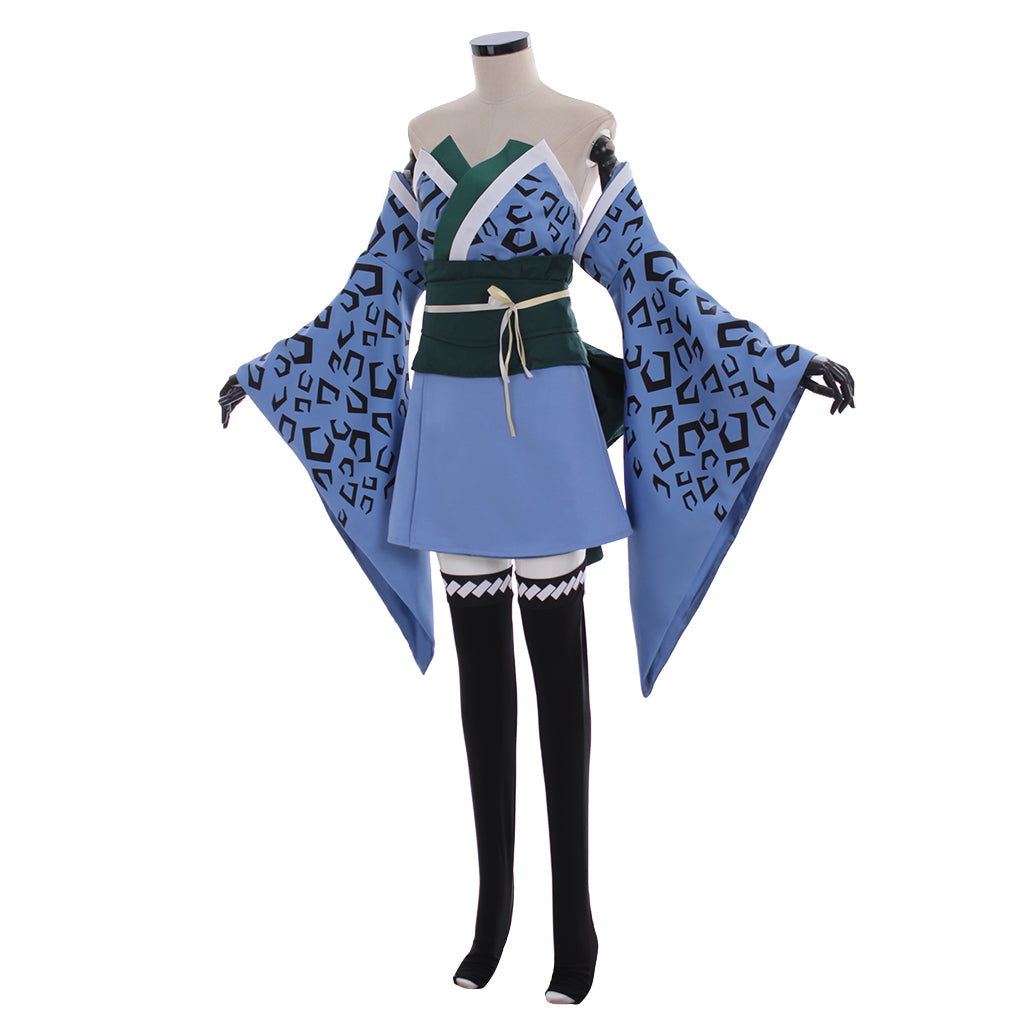 Fairy Tail Seilah Ryougetsuten Seira Cosplay Costume