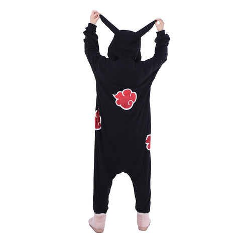 Naruto Akatsuki Rabbit Ear Onesie Cosplay Costume