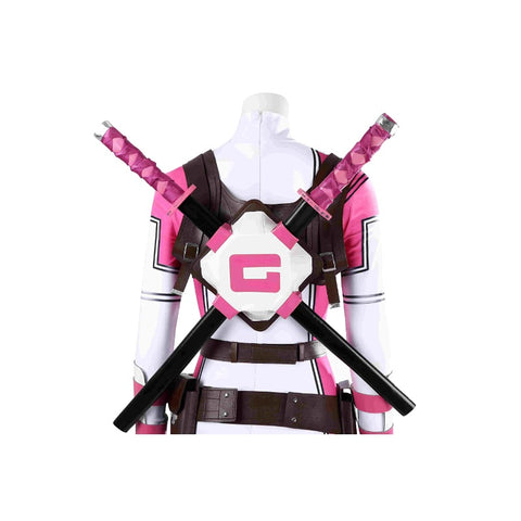 Gwenpool Cosplay Costume Comic Gwen Poole Halloween Suit for Women and Men