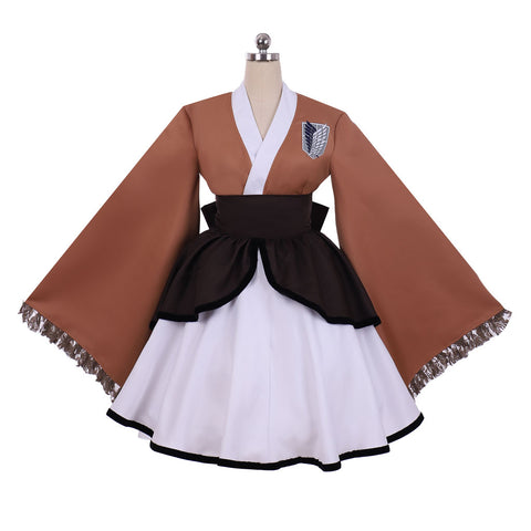 Anime Attack on Titan Mikasa Ackerman Cosplay Costume