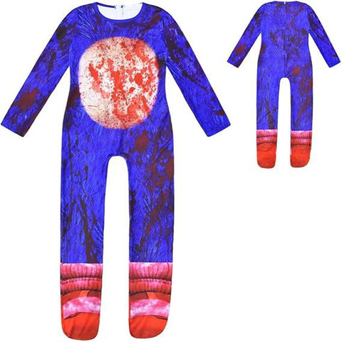 Boys Sonic the Hedgehog Blue Jumpsuit Halloween Costume