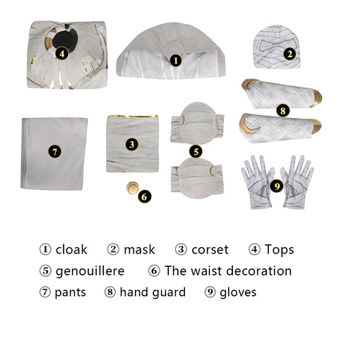 Moon Knight Marc Spector Marvel TV Series Cosplay Costume