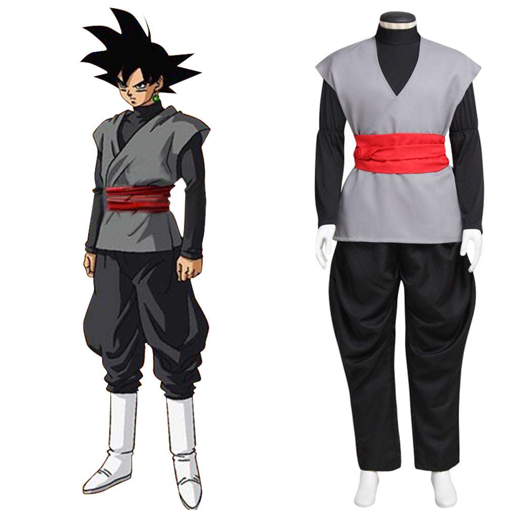 Anime Dragon Ball Super Son Goku, Black Kai Zamasu, Merged Potara Uniform Cosplay Costume