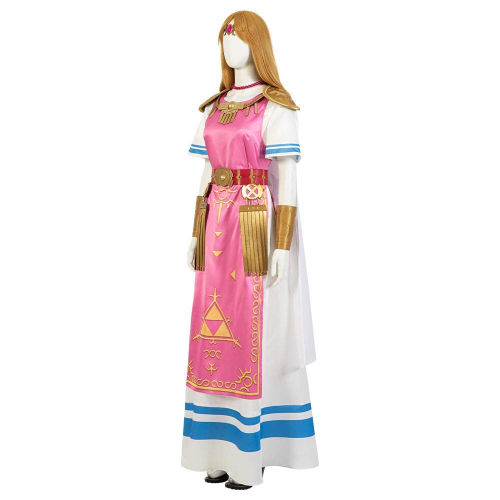 Super Smash Bros. Ultimate Princess Zelda Pink Cosplay Costume - Game Inspired Outfit