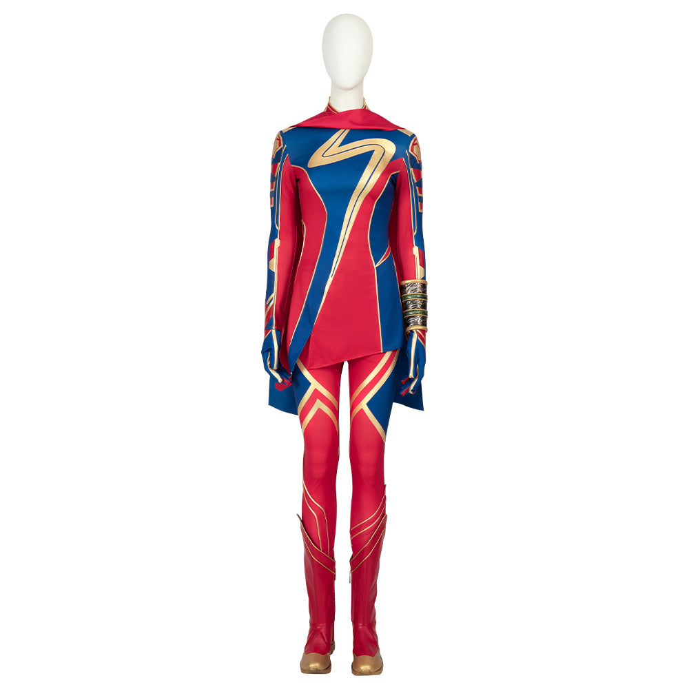 Ms. Marvel Kamala Khan Cosplay Costume from Captain Marvel 2