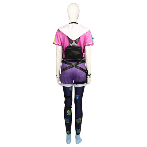 Valorant Duskblade Cosplay Costume - Fearless Contract Duskblade Outfit for Gamers