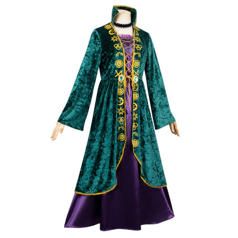 Hocus Pocus Winifred Sanderson Cosplay Costume In Stock