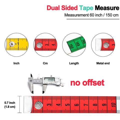 60 Inch / 150cm Soft Body Measuring Tape for Sewing Tailor Craft