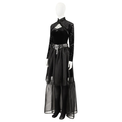 Lisa Frankenstein 2024 Cosplay Costume - Black Movie Outfit for Halloween & Events