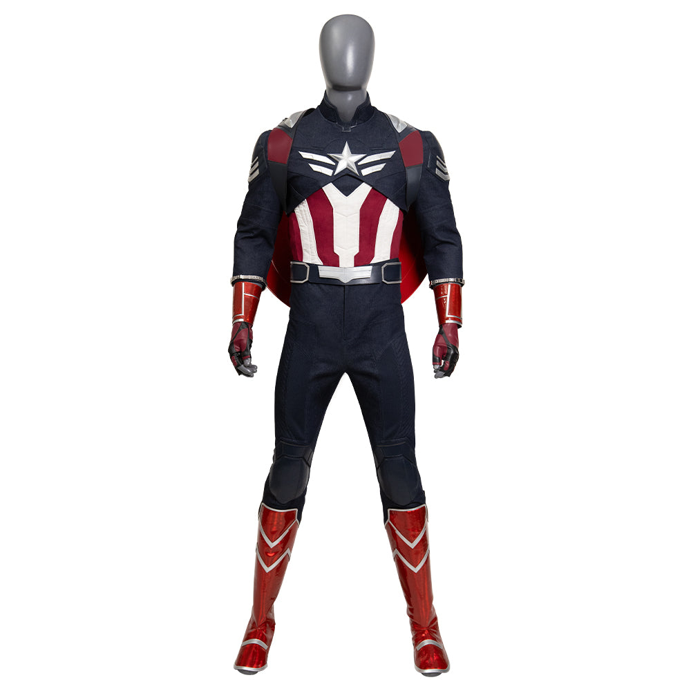 Captain America 4 Cosplay Costumes Sam Wilson Top Level Suits