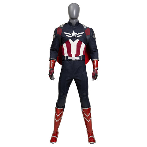 Captain America 4 Cosplay Costumes Sam Wilson Top Level Suits