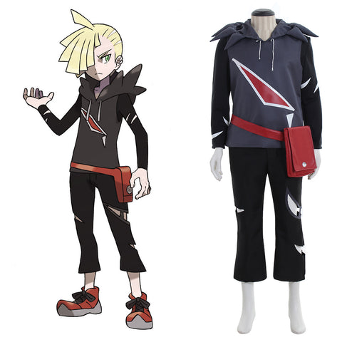 PM Sun and Moon Team Skull Gladion Cosplay Costume