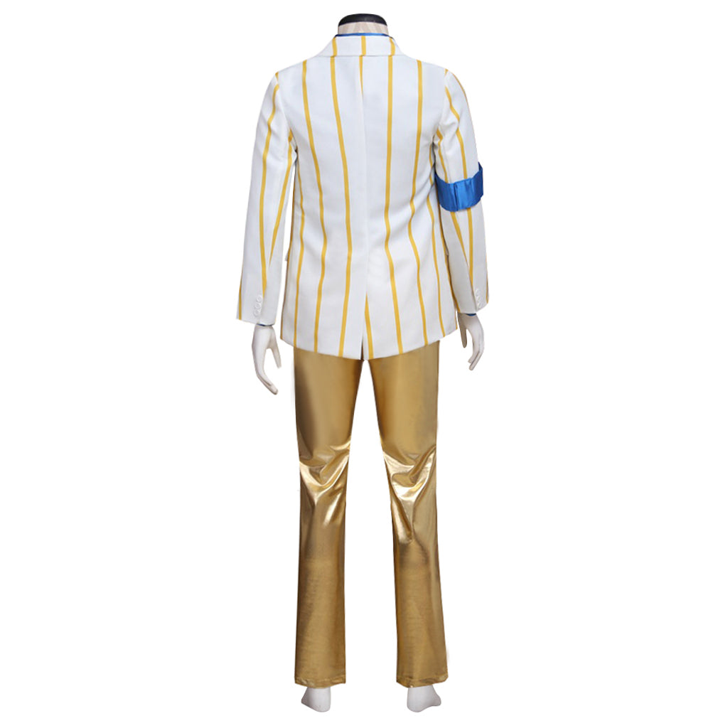 Famous Celebrity Cosplay Costume Jacket & Suit | Stage Performance Outfit with Hat, Top, Pants | Perfect for Halloween, Dance, and Party Events