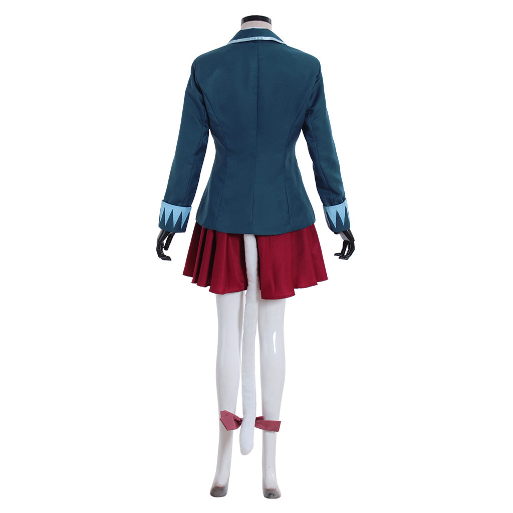 MengXin Fairy Tail Final Season Carla Human Form Dress Cosplay Costume School Uniform