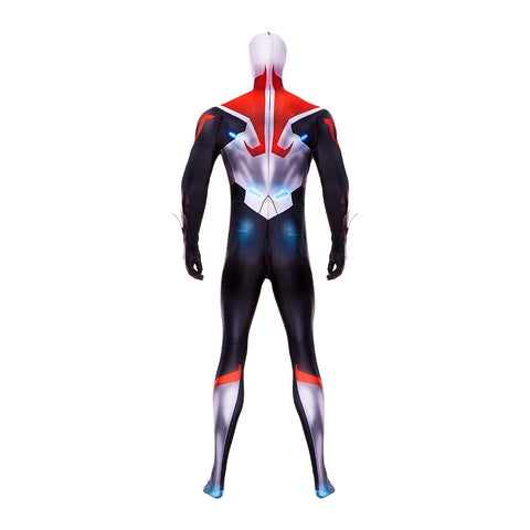 Spider-Man 2099 Miguel O'Hara Cosplay Bodysuit - Premium V2/V3 Men’s Costume Jumpsuit for Fans & Events