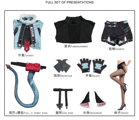 Zenless Zone Zero Jane Doe Cosplay Costume