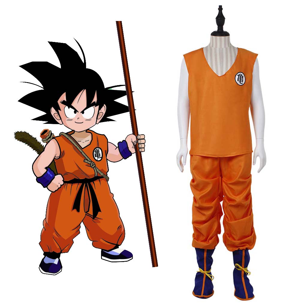 Anime Dragon Ball Son Goku Cosplay Costume