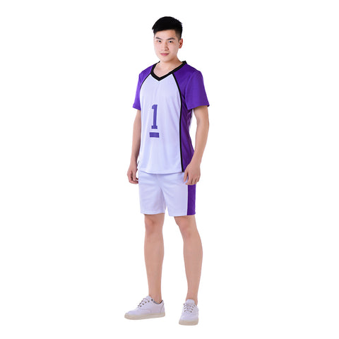 Haikyuu!! Shiratorizawa Academy Wakatoshi Ushijima Cosplay Costume