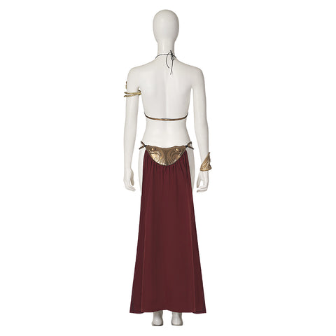 Star Wars Princess Leia Slave Girl Cosplay Costume – Iconic Outfit for Fans and Events