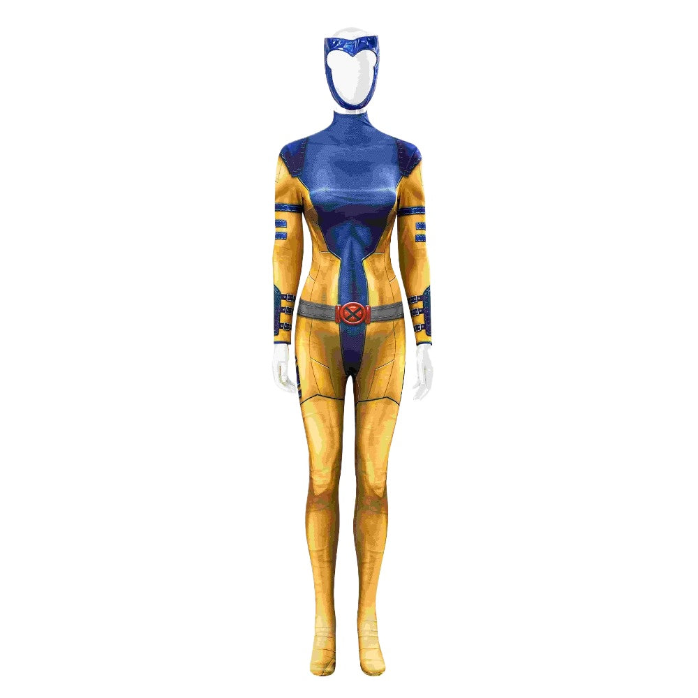 X-Men Phoenix Jean Grey Cosplay Bodysuit Full Set Halloween Costume