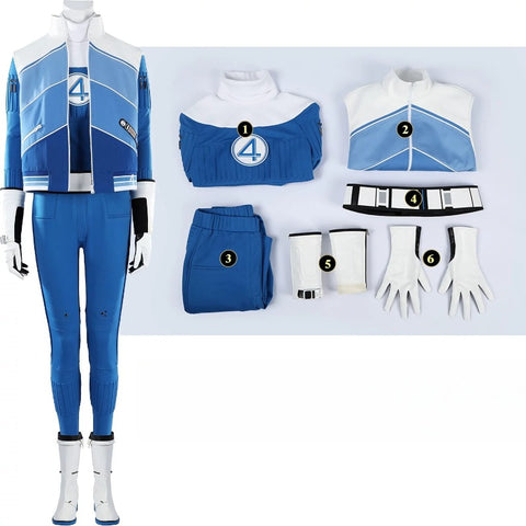 Avengers Invisible Woman Cosplay Costume
