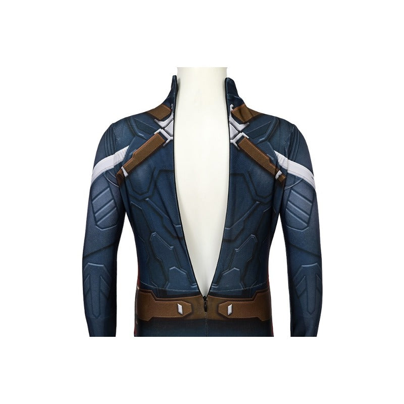 Kids Captain America Winter Soldier Edition 3D Printed Cosplay Costume For Halloween