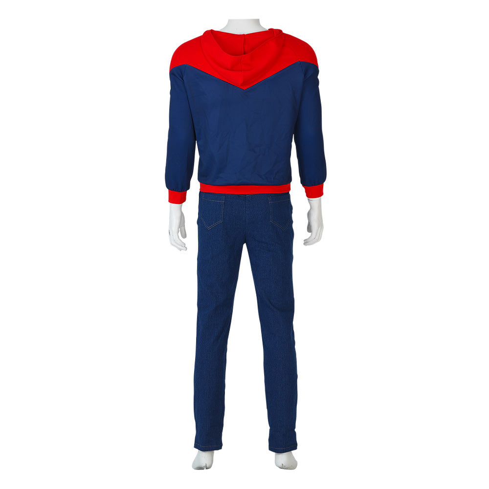 2022 Batman and Superman: Battle of the Super Sons Jon Kent Cosplay Costume Halloween Superboy Suit