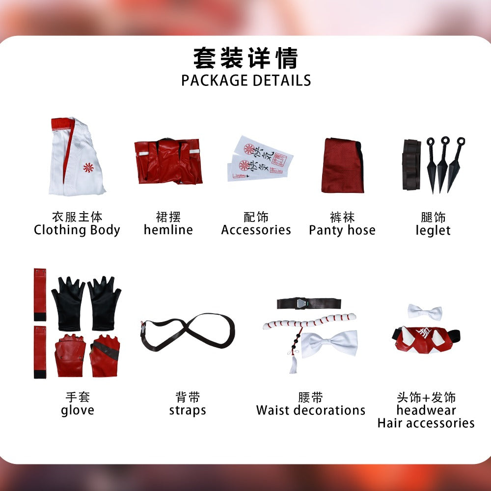 Overwatch Kiriko Cosplay Costume Original Skin Role Play Outfit for Game Fans