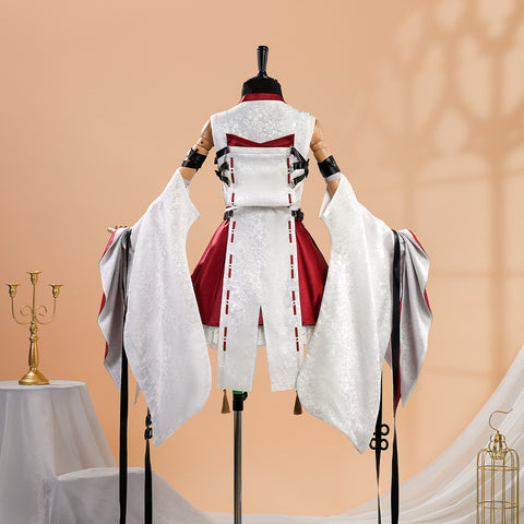 Dragon Raja Uesugi Erii Short Miko Cosplay Costume