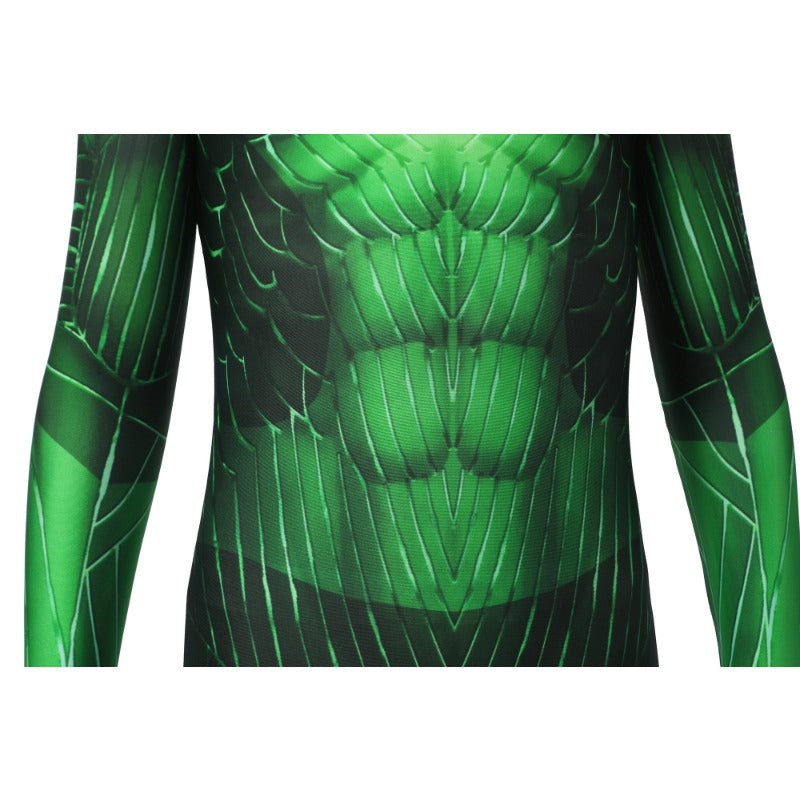 Children Hal Jordan Green Lantern Zentai Jumpsuit Cosplay Costume