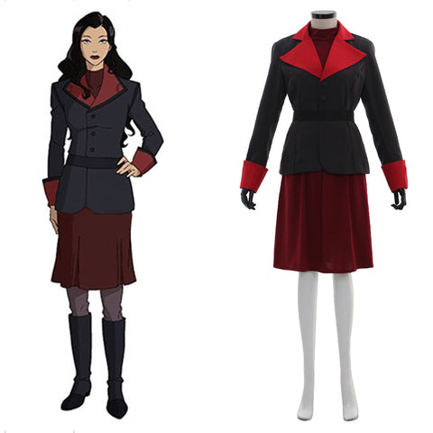 Asami Sato Cosplay Costume for Women – Adult Avatar Anime Outfit Dress