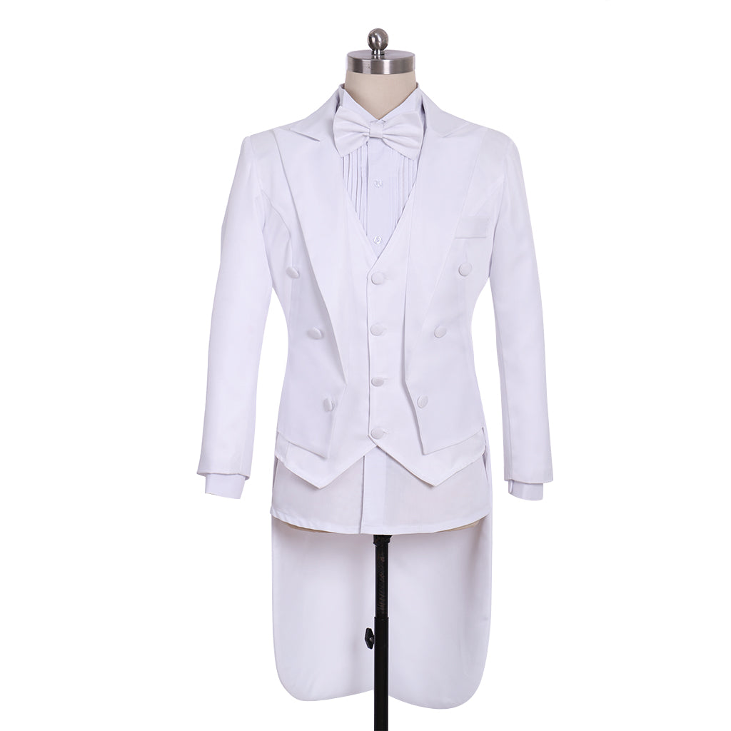 Prince Cosplay Costume Blazer Jacket - Men's Rococo Medieval 18th Century White Jacket