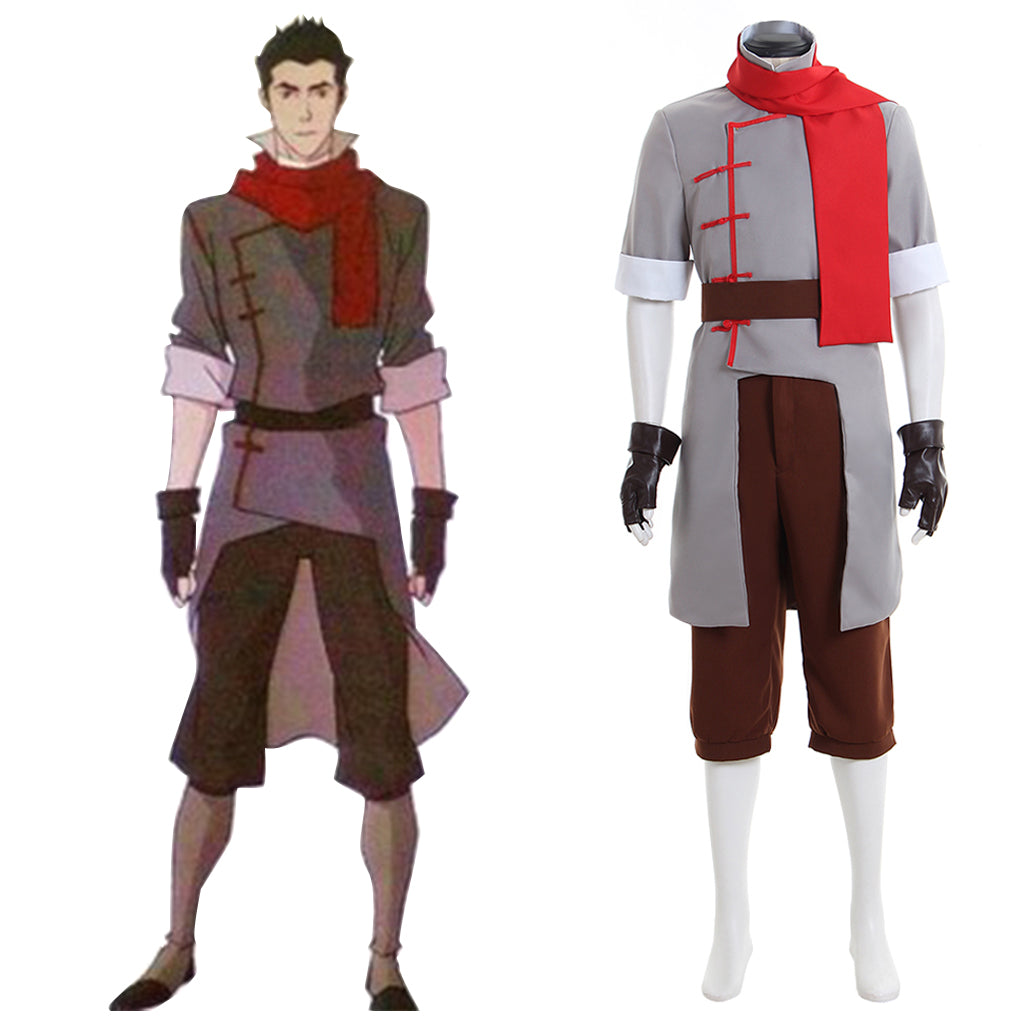 Avatar The Legend of Korra Firebender Mako Cosplay Costume | Authentic Firebending Outfit