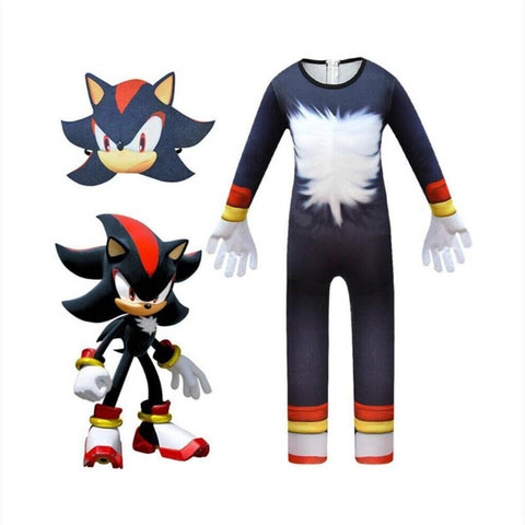 Boys Sonic the Hedgehog Blue Jumpsuit Halloween Costume