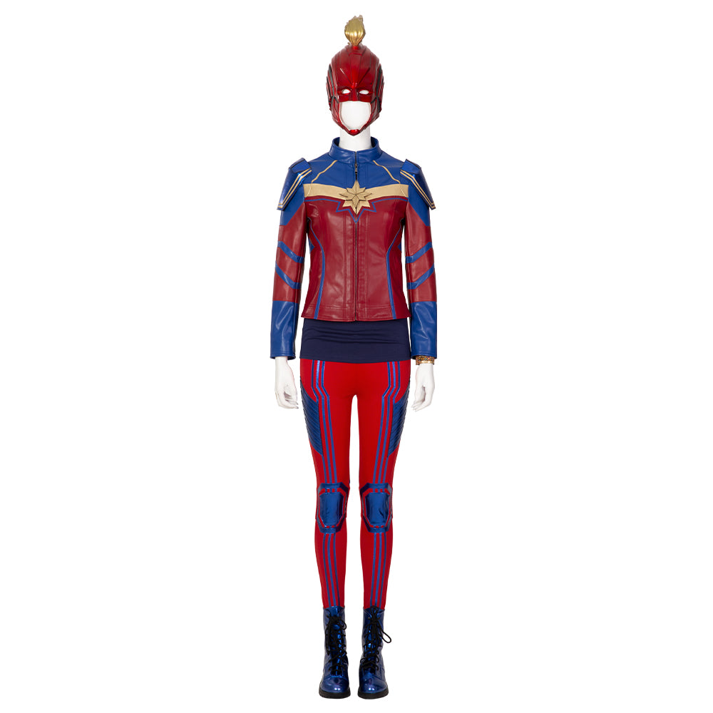 Ms. Marvel Halloween Cosplay Kamala Khan Battle Suit Costume Set