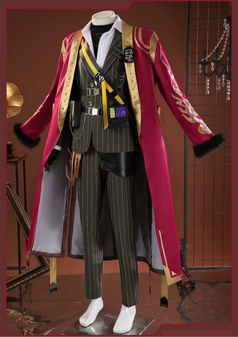 Arknights Belone Cosplay Costume, Male Full Character Outfit