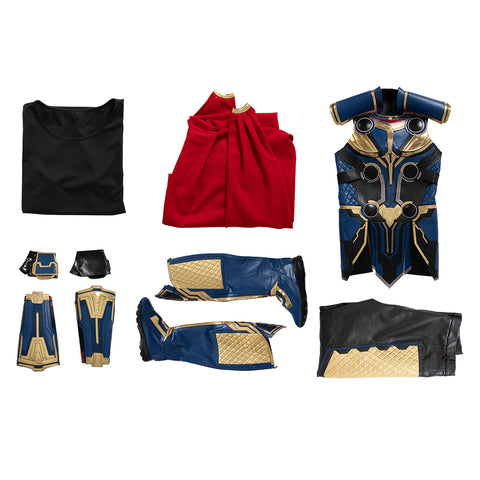 Thor: Love and Thunder Mighty Thor Jane Foster Blue Battle Cosplay Costume