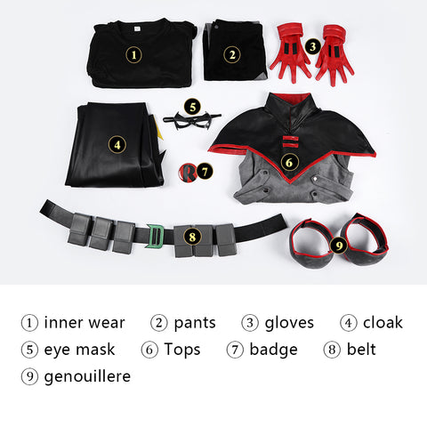 DC Comics Robin Damian Wayne Cosplay Costume